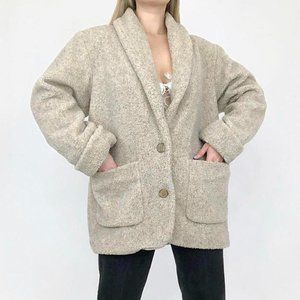 cream sherpa jacket